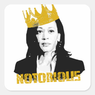 Notorious Kamala Harris Square Sticker