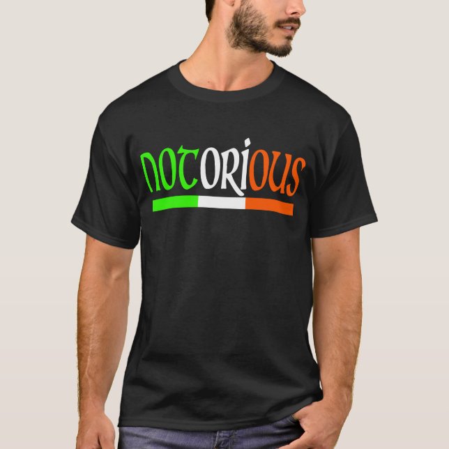 NOTORIOUS MMA CONOR MCGREGOR UFC IRELAND IRISH GYM T-Shirt (Front)