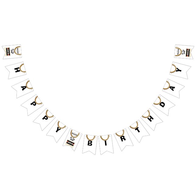 Notorious One 1st Birthday Bunting Flags (All)