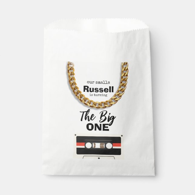 Notorious One 1st Birthday Favour Bag (Front)