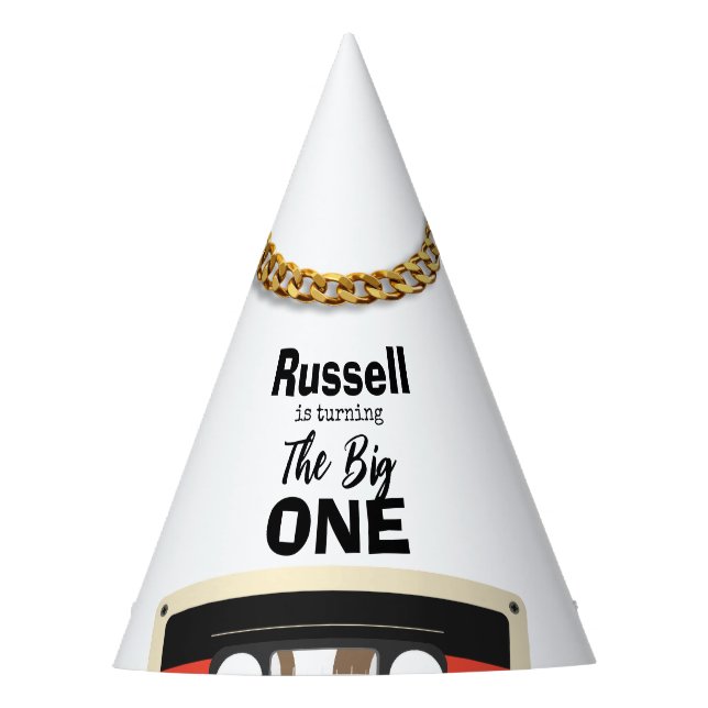 Notorious One 1st Birthday Party Hat (Front)