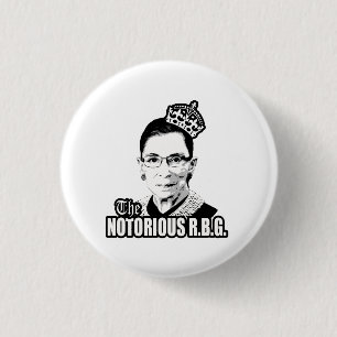 Notorious R.B.G. 1 Inch Round Button