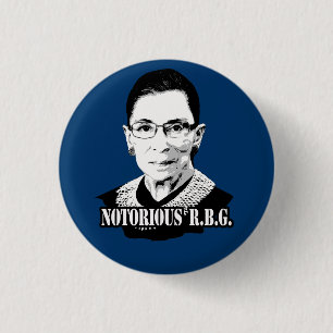 Notorious R.B.G. - Ruth Bader Ginsburg 1 Inch Round Button