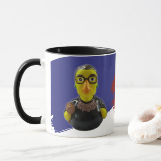 Notorious RB Gins-Bird- Supreme Court Rubber Duck Mug