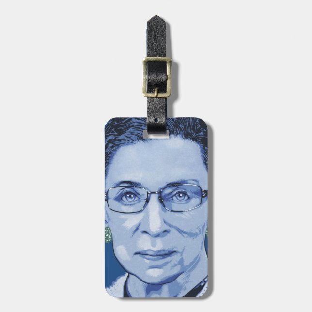 Notorious RBG II Luggage Tag (Front Vertical)