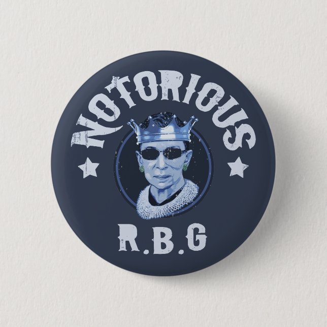 Notorious RBG III 2 Inch Round Button (Front)