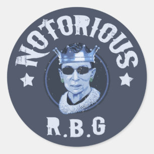 Notorious RBG III Classic Round Sticker