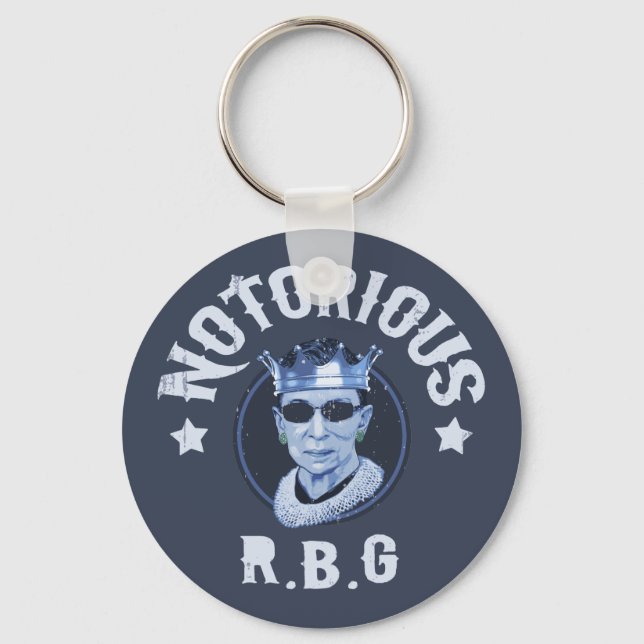 Notorious RBG III Keychain (Front)