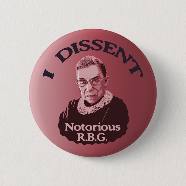 Notorious RBG -p 2 Inch Round Button (Front)