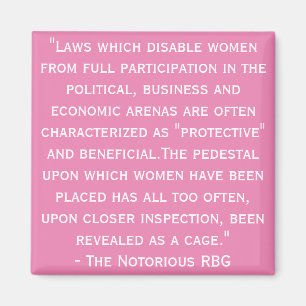 Notorious RBG Quote Magnet