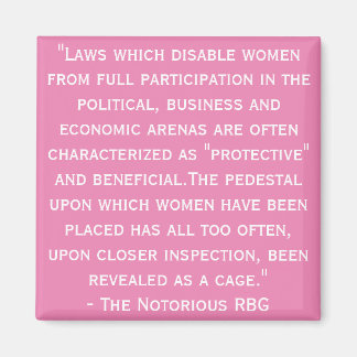 Notorious RBG Quote Magnet