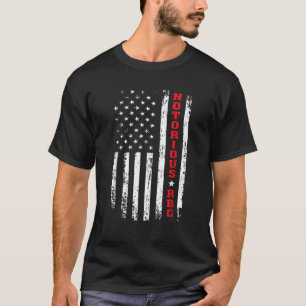 Notorious Rbg Ruth American Flag America Gift T-Shirt