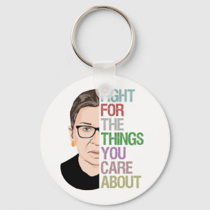 Notorious RBG Ruth Bader Ginsburg Keychain
