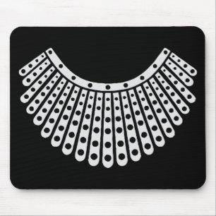 Notorious RBG, Ruth Bader Ginsburg, RBG collar Mouse Pad