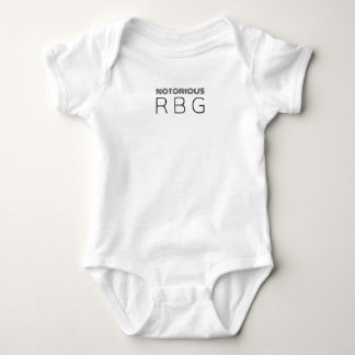 Notorious RBG Ruth Bader Ginsburg Retro Vintage Baby Bodysuit