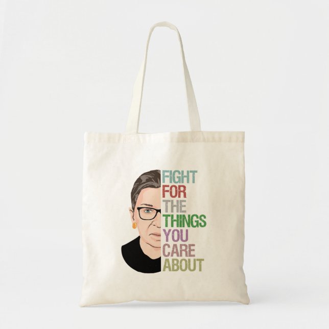 Notorious RBG Ruth Bader Ginsburg Tote Bag (Front)