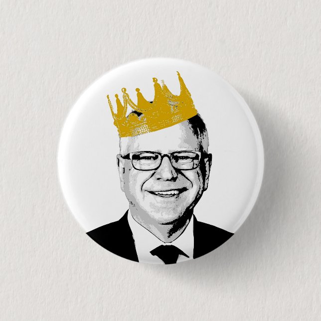 Notorious TIm Walz 1 Inch Round Button (Front)