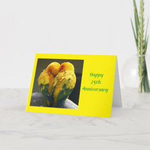 **NOTRE 25e ANNIVERSAIRE MARIAGE** Carte