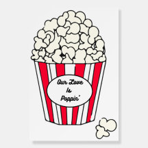 Notre amour est le signe de réception de mariage d