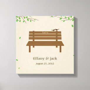 Notre Banc Enveloppé Toile Art