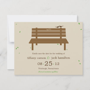 Notre Banc Mariage Annonce Save The Date