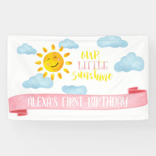 Notre Bannière d'anniversaire du petit soleil