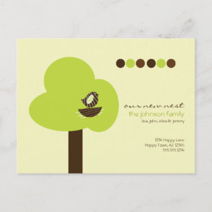 Notre carte postale mobile de nouveau nid