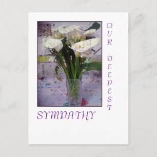 Notre carte postale Sympathie la plus profonde