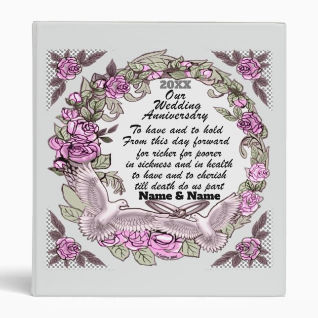 Notre classeur d'anniversaire de mariage (Devant)