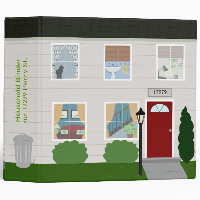 Notre Classeur maison 2" (Devant/Côté)