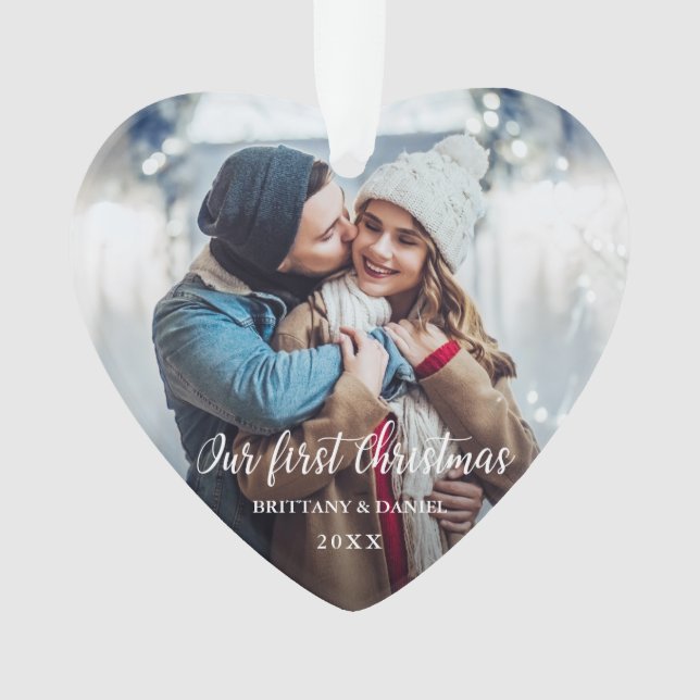 Notre coeur rouge S de première de Noël photo de (devant)