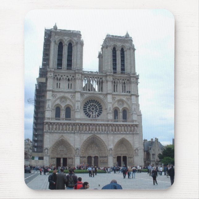 Notre Dam Cathedral Mouse Pad (Front)