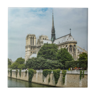 Notre Dame Cathedral in Paris Tile