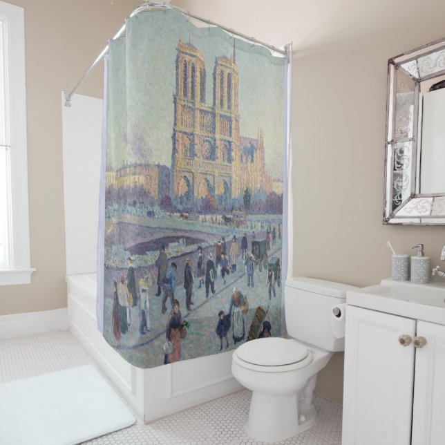 Notre Dame Cathedral Paris France Classic Painting (In Situ)