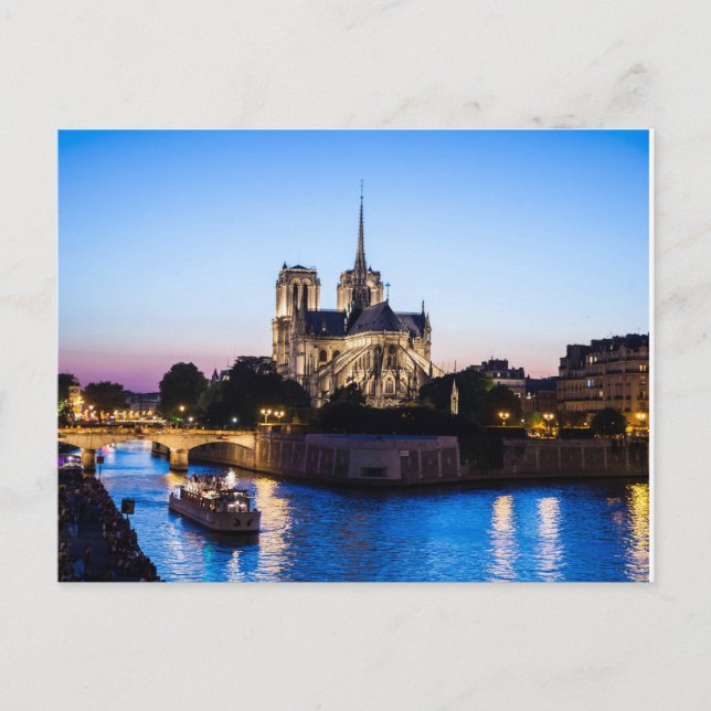 Notre Dame Cathedral Paris Postcard (Front)