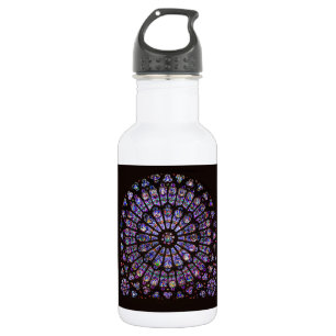 Notre Dame Cathedral Paris Rose Window 532 Ml Water Bottle