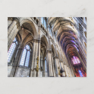 Notre Dame Cathedral Reims Holiday Postcard