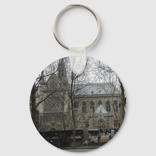 Notre Dame Church Keychain