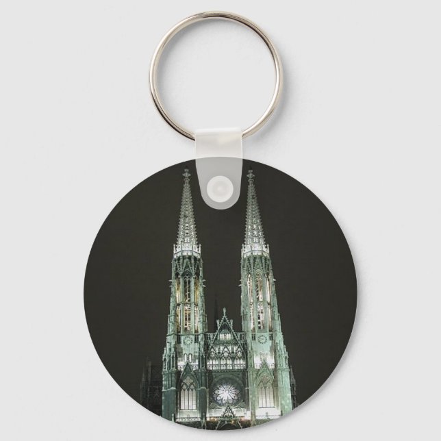 Notre Dame Church Keychain (Front)