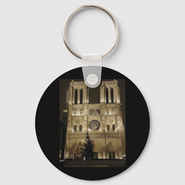 Notre Dame Church Keychain (Front)