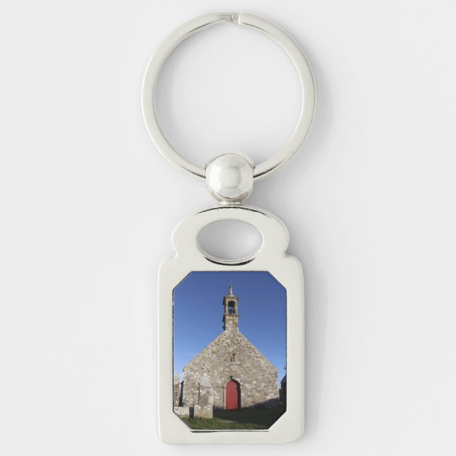 Notre Dame de Bon Voyage in Plogoff Keychain (Front)