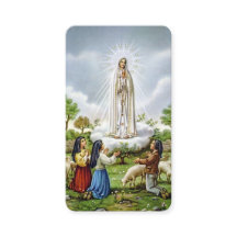 Notre-Dame de Fatima - Carte de "prière de pardon"