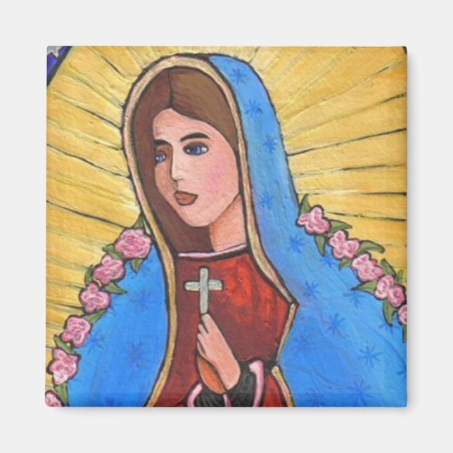 Notre-Dame de Guadalupe - aimant (Devant)