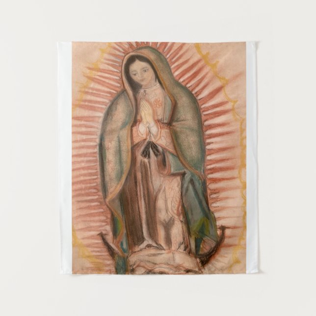 Notre-Dame de Guadalupe Tapisserie personnalisée (Devant)