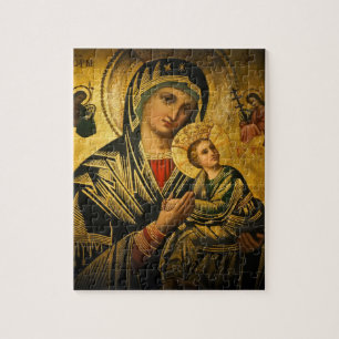 Notre Dame de l'aide perpétuelle Puzzle d'icône
