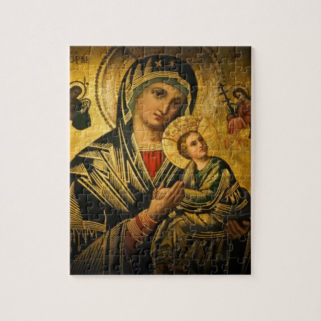 Notre Dame de l'aide perpétuelle Puzzle d'icône (Vertical)