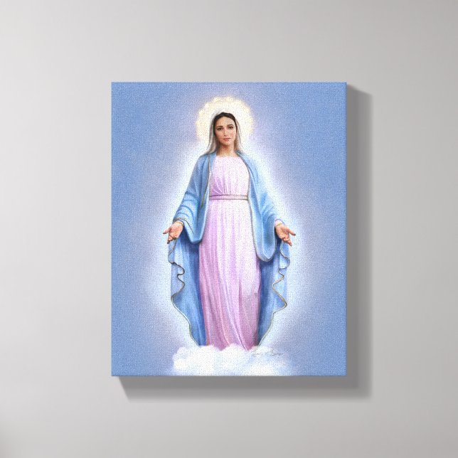 Notre Dame de Medjugorje, 8" x 10", toile (Recto)