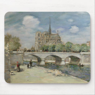 Notre Dame de Paris, c.1900 Mouse Pad