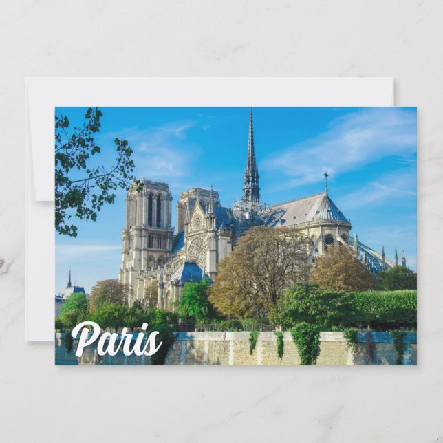 Notre Dame de Paris in France (Front)