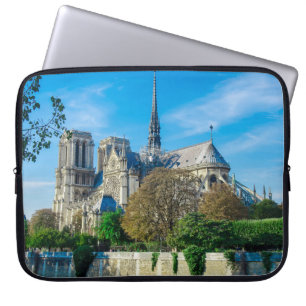 Notre Dame de Paris in France Laptop Sleeve